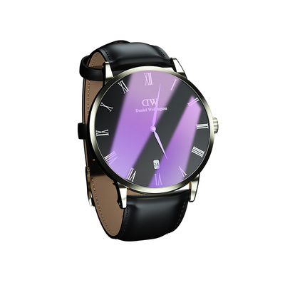 适用dw手表钢化膜dw手表膜表盘40mm全包28/30/32/34/36/38mm丹尼尔惠灵顿男女表面玻璃保护贴膜防刮表带配件