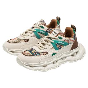 森马鞋子男鞋2025新款冬季爆款男士户外休闲老爹鞋加绒保暖棉鞋W