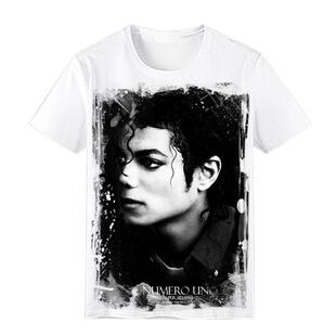 迈克尔杰克逊短袖T恤男美式Michael Jackson舞王纪念夏款衣服潮