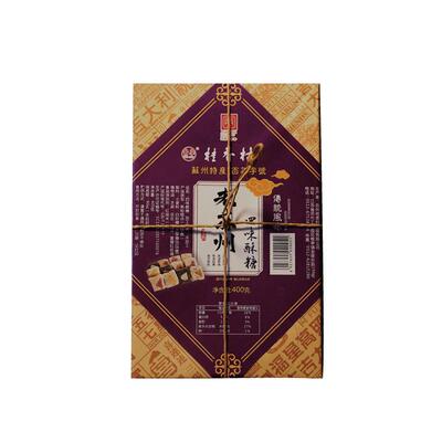 桂香村四味酥糖400g老式怀旧苏州