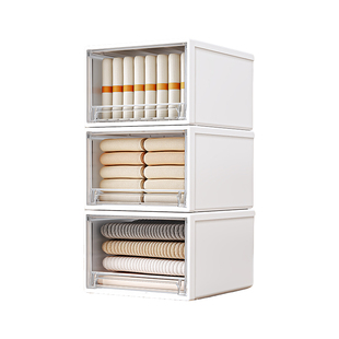 Babyview收纳箱抽屉式收纳盒家用塑料分层衣柜衣物储物柜子整理箱