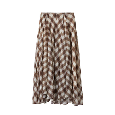 2025夏新品半身裙雪纺印花