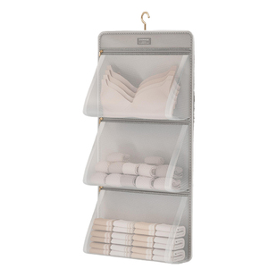 袜子收纳挂袋悬挂式内衣内裤网兜家用衣柜收纳神器宿舍门后置物袋