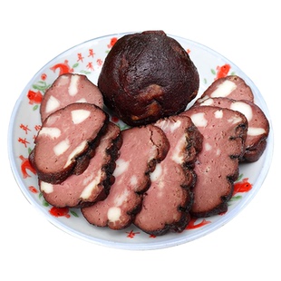 血豆腐干贵州土特产正宗农家烟熏咸味猪血丸子湖南血粑卤豆腐食品