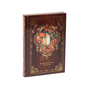 高颜值【世纪赞歌】欧式文艺复兴复古风中世纪烫金手账本笔记本