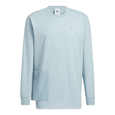 Adidas/阿迪达斯正品三叶草男子运动休闲宽松长袖T恤HM8012