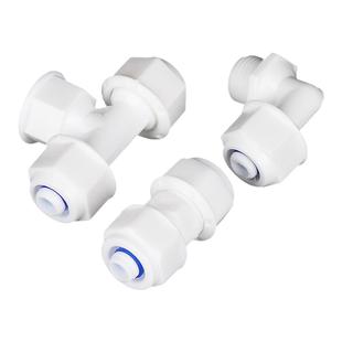 1216太阳能铝塑管配件POM塑料接头内牙外牙等径弯头直接三通阀门