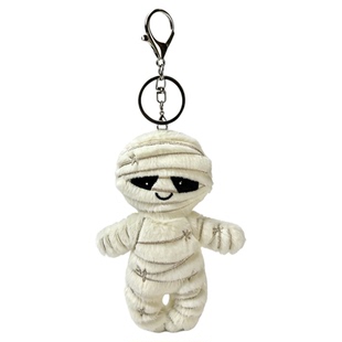万圣节木乃伊骷髅毛绒玩偶玩具公仔包包挂件挂饰礼物书包挂件礼品