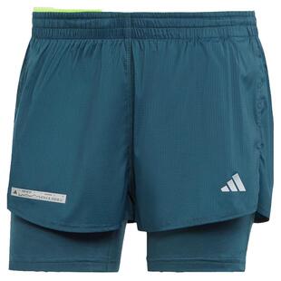 Adidas/阿迪达斯正品ULTI 2IN1女子透气跑步运动短裤HZ4481