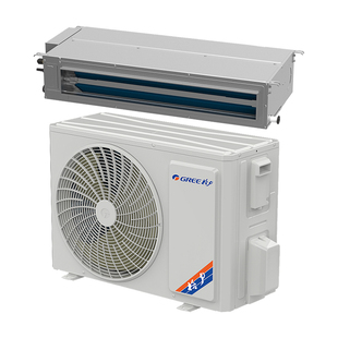 格力 家用中央空调 一拖一 K+系列 风管机 3匹变频冷暖 一级能效