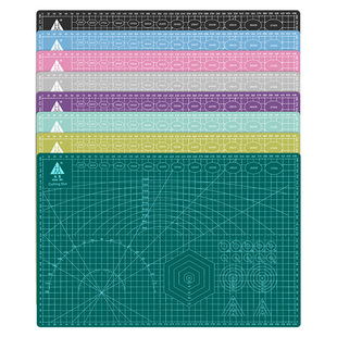 a4垫板a3裁纸垫雕刻板美工刀垫板壁纸刀切割垫板30°裁纸刀a2大号手工垫刻板裁纸工作台刻度雕刻版裁切防割a1