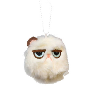 可爱个性不爽猫咪毛绒包包挂件生气猫公仔小玩具书包挂饰男女礼物