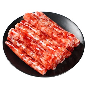 纯猪肉无淀粉小香肠广式酒香玫瑰味开袋即食小细火腿肠 刷锅煎烤