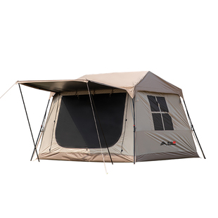 北山狼屋脊自动速开帐篷天幕二合一户外野营露营全套装备钛胶防晒