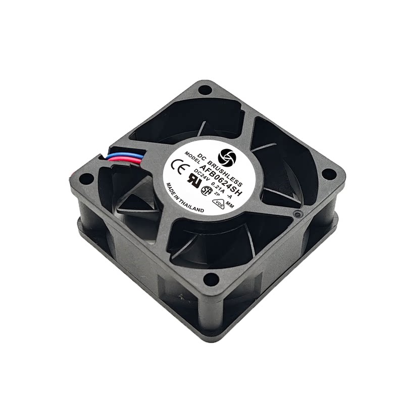 全新24V变频器散热风扇AFB0624SH 6025 0.21A 6CM双滚珠大风量