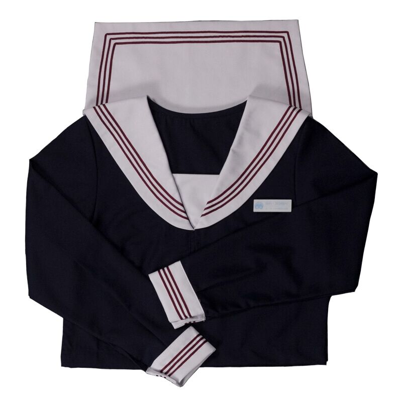 猫屿赤三本jk制服日式基础款中间服短袖夏服海军学院风水手服