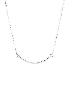 【自营】中古99新蒂芙尼T系列18K白金微笑项链小号项链笑脸送礼物