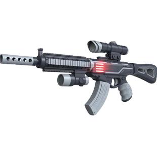 聚乐宝贝电动连发儿童玩具枪男孩百变声光磁力拼装枪03岁生日礼物