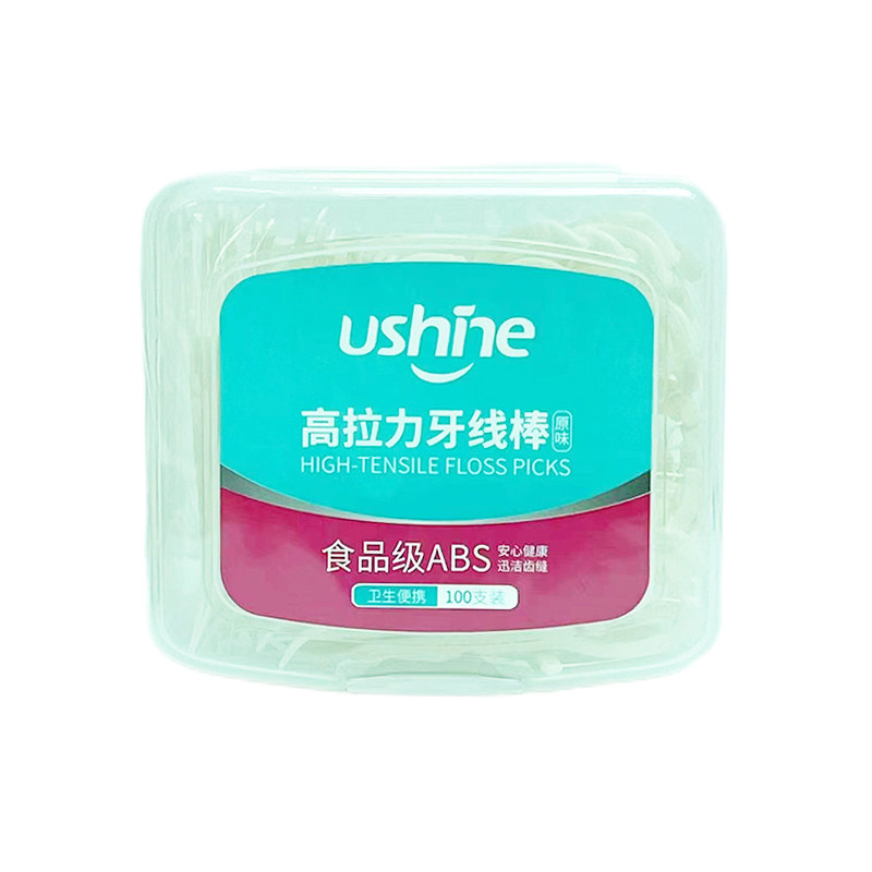 怡雪牙线棒白色经典安全超细盒装