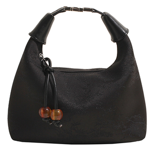 新中式手拎包包女式2025新款潮时尚休闲单肩包国风百搭通勤斜挎包