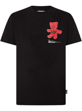 PHILIPP PLEIN 2026年新款夏季男士休闲小熊印花T恤圆领短袖上衣