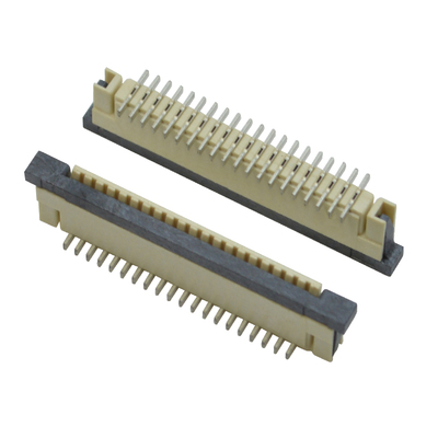 FPC连接器1.0间距立贴带锁