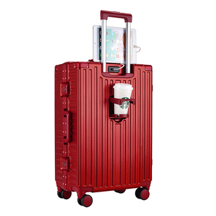 漫旅仕结婚行李箱红色陪嫁箱拉杆箱新娘女嫁妆婚礼备婚密码皮箱子