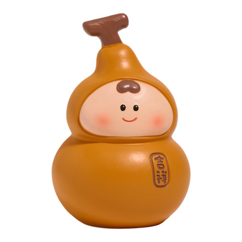 「揣个小葫芦 人生多福禄」无聊玄学好运葫芦桌面摆件工位装饰品