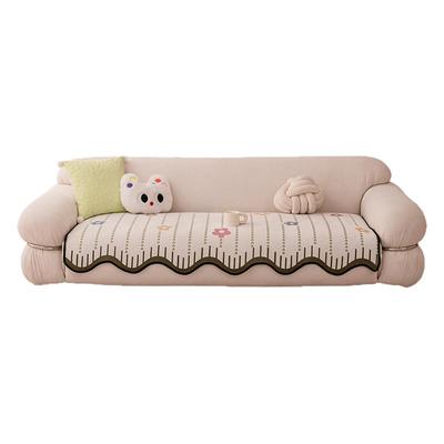 2025新款奶油风四季通用沙发垫