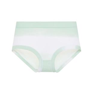 三福女中腰包臀内裤 清新满版印花轻薄纯棉底裆半平角裤473254