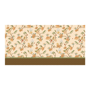 冉忆秋冬沙发垫冬季新中式固定防滑实木红木罗汉床坐垫盖布蔓缠枝