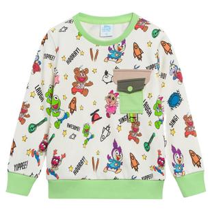 Lining/李宁正品春季新品小童幼童迪斯尼联名科米蛙卫衣YWDT013