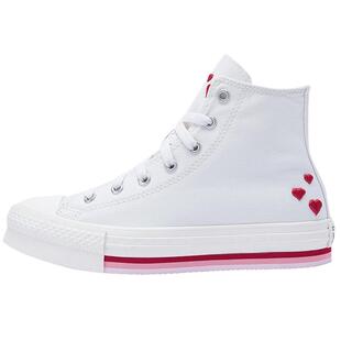 匡威童装女童帆布鞋2026春季新款中大童高帮休闲运动鞋潮A10716C