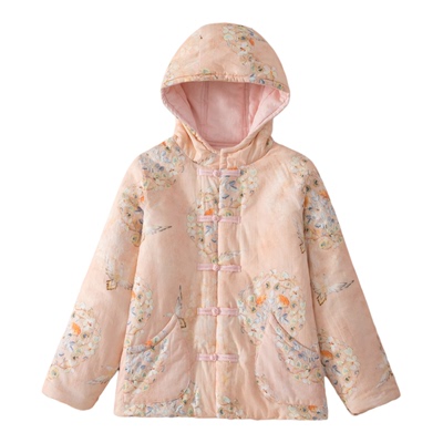 女士棉花棉衣连帽时尚棉袄外套