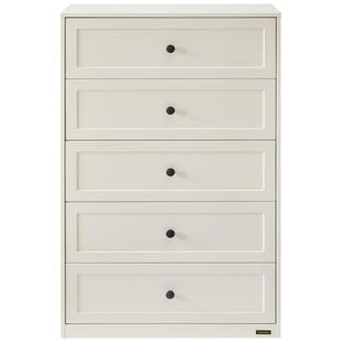 全友家居客厅家用收纳储物靠墙五斗柜2025新款卧室床尾抽屉三斗柜