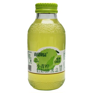喜爱果园小青柠复合果汁300克X1瓶饮料酸甜可口清香早餐佐餐饮