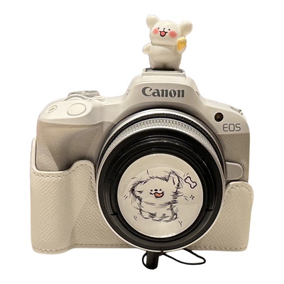 适用于佳能R10相机包R50保护套壳R8皮套RP微单M50200D二代斜跨包