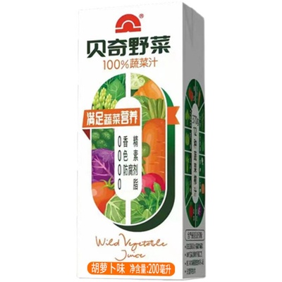 贝奇野菜汁100%脂代餐饮料