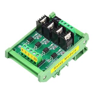 光耦隔离NPN转PNP互转单片机 TTL PLC 固态继电器 直流信号放大板