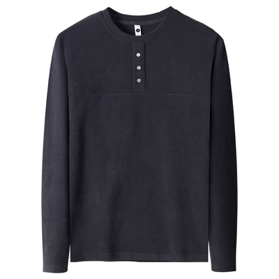 时尚帅气打底衫男圆领长袖