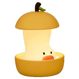 鸭梨很大夜灯儿童生日礼物婴儿喂奶充电款定时七彩拍拍床头伴睡灯