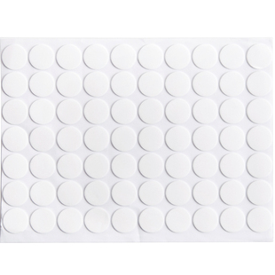 居家家亚克力圆形透明双面胶高粘度强力固定不留痕防水点状小圆贴