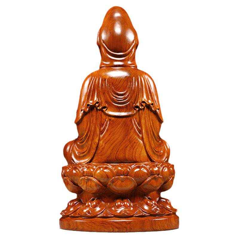大奖礼业坐莲观音观音保平安雕刻