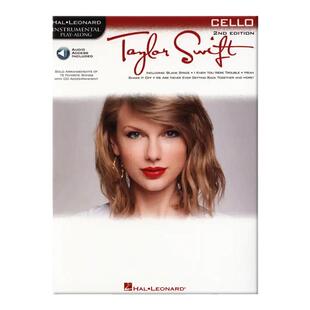 霉霉 泰勒 斯威夫特 15首挚爱歌曲改编曲 大提琴独奏 含音频 海伦德乐谱书 Tayor Swift 15 Favourite Songs for Cello HL00842541