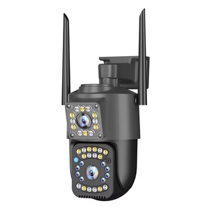 龙视安双目高清监控器家用摄像头