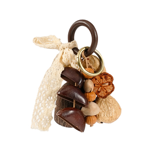 庙街文玩浪漫森林果壳挂件挂铃天然包挂车挂治愈