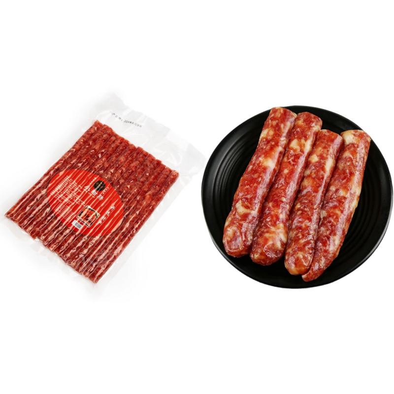云南云依浓开远特产大甜肠烧烤食材烤纯肉制作500g广味腊肠包邮