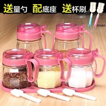 Seasoning box spicy kitchen soy sauce vinegar seasoning bottle set combination can household leakproof oil pot oil tank