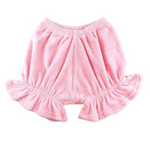 加绒南瓜裤lolita毛绒打底裤子女秋冬季天jk可外穿安全短裤灯笼裤