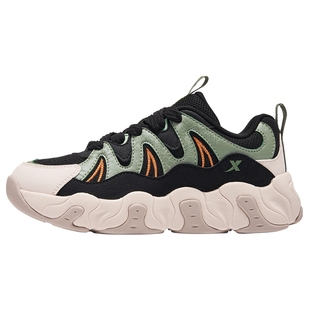 福燈贺岁｜特步童鞋福宝鞋男童新年款儿童运动男魔术贴学生休闲鞋